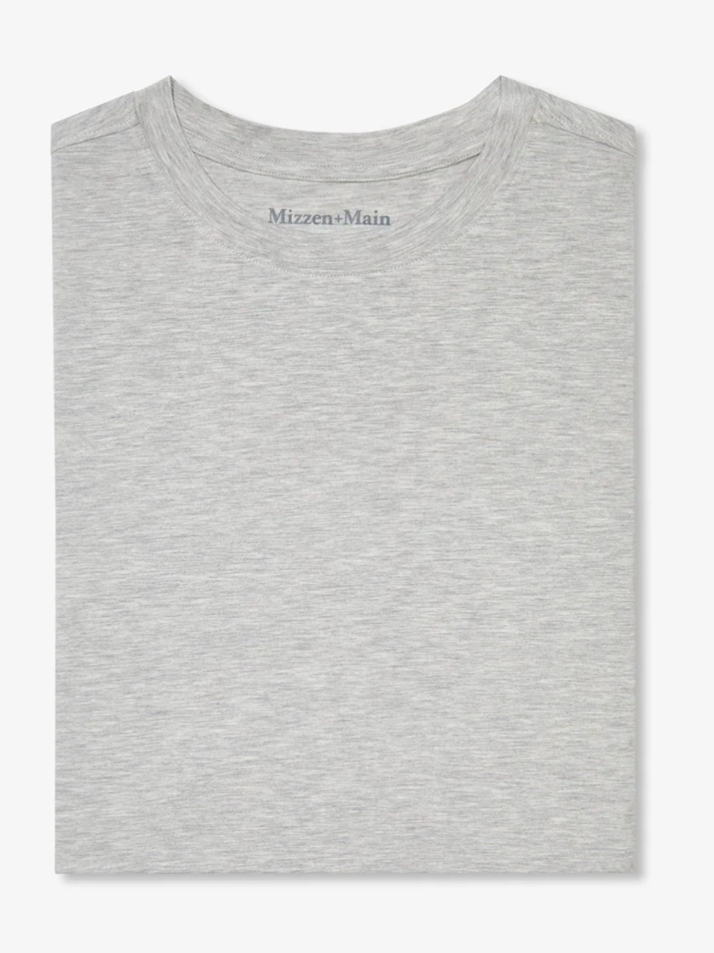 Mizzen Main Knox Heather Light Gray Tee Shirt